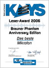 KEYS Leseraward 06 Phantom AE Bestes Mikrofon