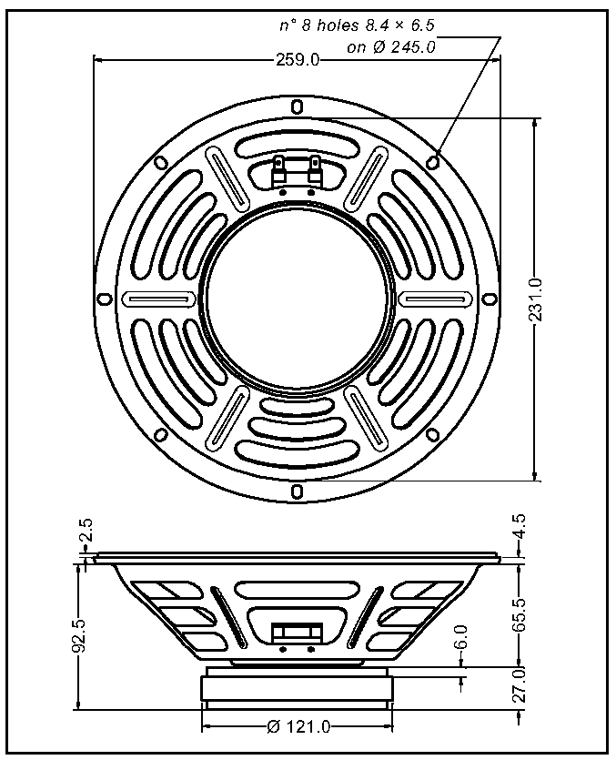 Dimensional drawing