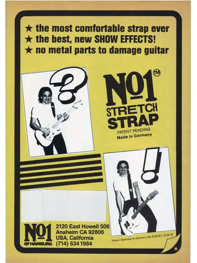 no1 strap past advertisement