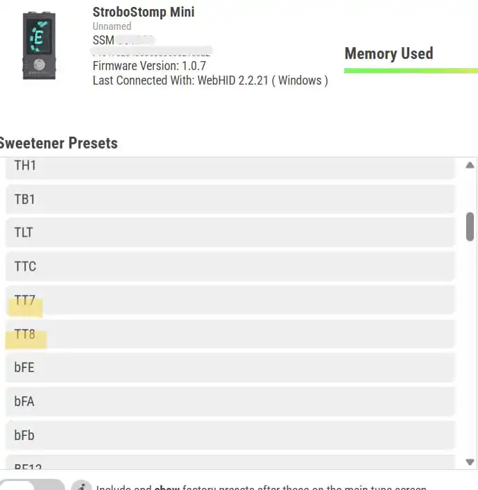 Strobo Plus HDC搭載プリセットを使う