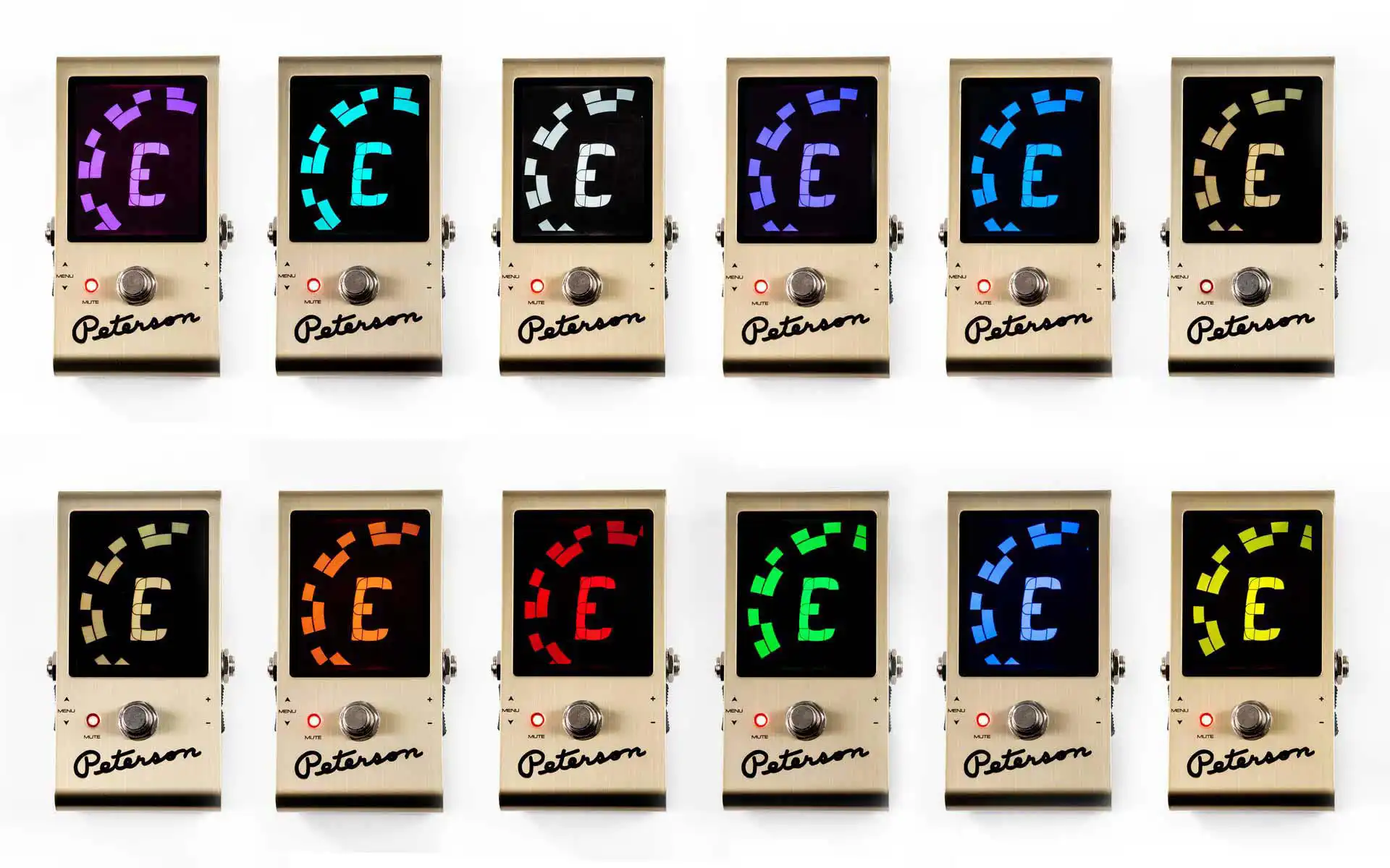 peterson strobo stomp le display color variation image