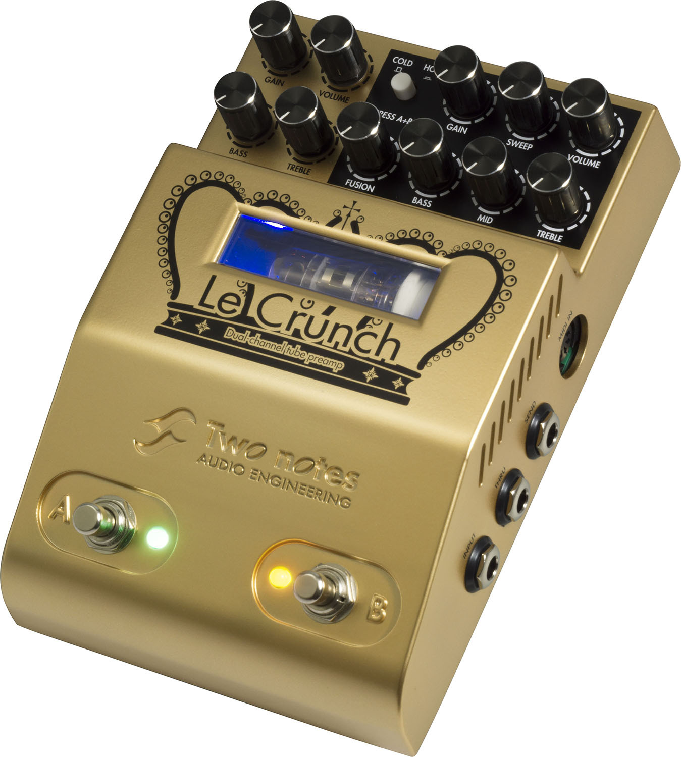 【正規品、美品】Two notes MIDIチューブプリアンプ Le Lead TWO NOTES(トゥーノーツ) ／ Le Crunch - ギター用 MIDI対応ペダル型