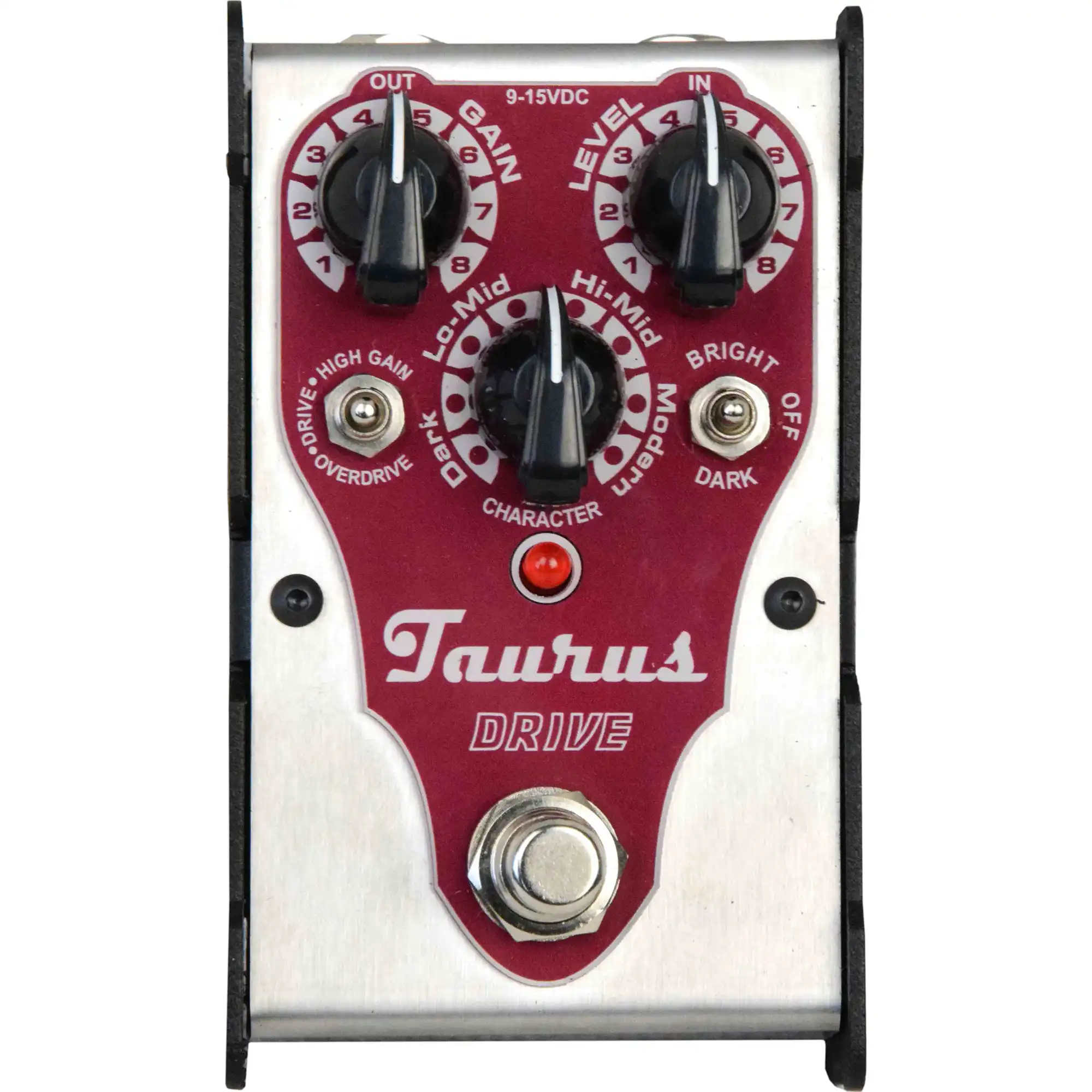 taurus guitar drive silver red