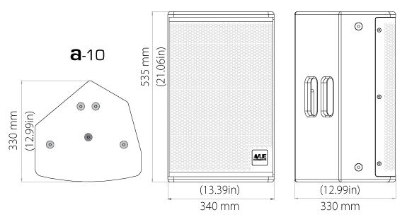 vue a-10 dimension